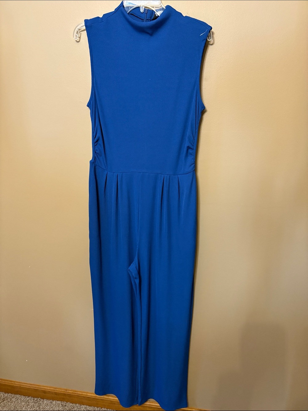 Pretty Garden ribbed jumpsuit, L